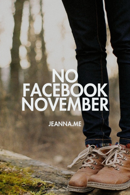 No Facebook November